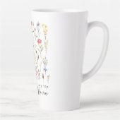 Wildflower Quote Sublimatie Waterverf Latte Mok (Rechts)