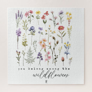  Wildflower Quote Sublimatie Waterverf Legpuzzel