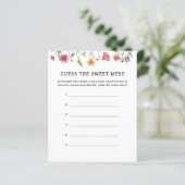 Wildflower Raad De Zoete Troep Spelkaarten (Staand voorkant)