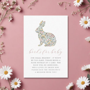  Wildflower Rabbit Boeken voor Baby Informatiekaartje
