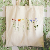 Wildflower Rainbow LGBTQ Pride Tote Bag