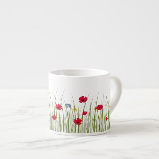 Wildflower Red Poppies Espresso Kop
