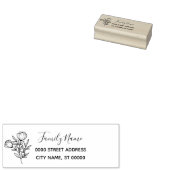 Wildflower retouradres Rubberstempel (Gestempeld)