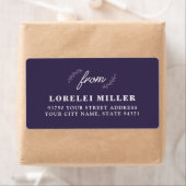 Wildflower retourlabels etiket (Insitu)