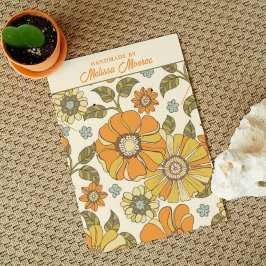 Wildflower Retro Ketting Oorbel Sieraden Display Visitekaartje