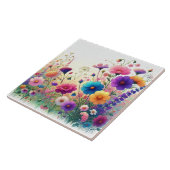 Wildflower Rhapsody Tegeltje (Zijkant)
