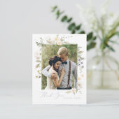 Wildflower Romance dank je kaart (Staand voorkant)