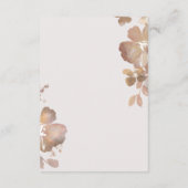 Wildflower Romance Receptie Insert Kaart (Achterkant)