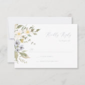 Wildflower Romance RSVP-kaart RSVP Kaartje (Voorkant)