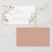 Wildflower Romance RSVP via website Kaart (Voorkant / Achterkant)