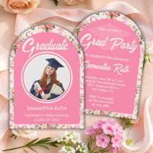 Wildflower Roze Gestreepte Strikken & Lint Afstude