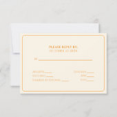  Wildflower Roze Poppy Wedding RSVP (Achterkant)