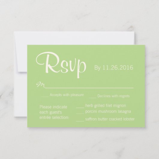 Wildflower RSVP (Achterkant)