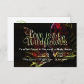 Wildflower RSVP (Voorkant / Achterkant)