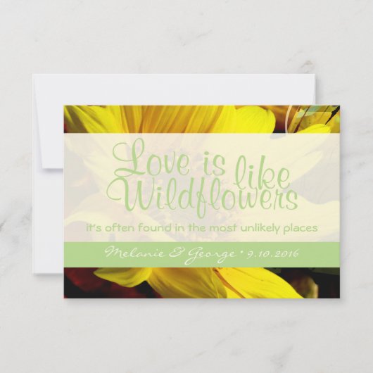 Wildflower RSVP (Voorkant)