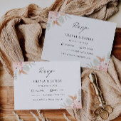 Wildflower RSVP kaart bruiloft Sjabloon