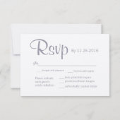 Wildflower RSVP Kaartje (Achterkant)