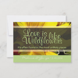 Wildflower RSVP Kaartje