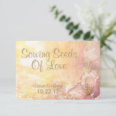 Wildflower RSVP Kaartje (Staand voorkant)
