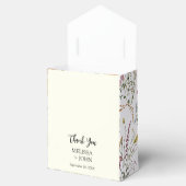 Wildflower Rustic Boho Wedding Bedankdoosjes (Geopend)