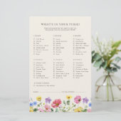 Wildflower Rustic Chic Floral Vrijgezellenfeest Ga (Staand voorkant)
