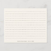 Wildflower Rustic Chic Floral Vrijgezellenfeest Re (Achterkant)