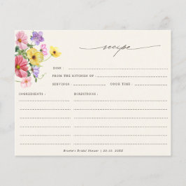 Wildflower Rustic Chic Floral Vrijgezellenfeest Re