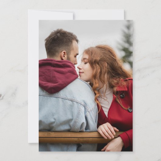 Wildflower Rustic Country Floral Garden Wedding Save The Date (Achterkant)