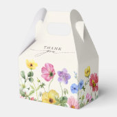 Wildflower Rustiek Chic Bloemen Boho Country Weddi Bedankdoosjes (Voorkant Zijde)