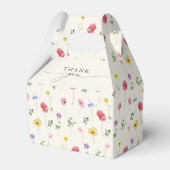 Wildflower Rustiek Chic Bloemen Boho Country Weddi Bedankdoosjes (Voorkant Zijde)