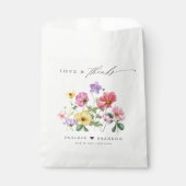 Wildflower Rustiek Chic Bloemen Boho Country Weddi Bedankzakje (Voorkant)