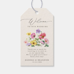 Wildflower Rustiek Chic Bloemen Boho Country Weddi Cadeaulabel