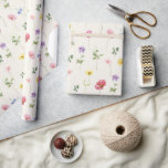 Wildflower Rustiek Chic Bloemen Boho Country Weddi Cadeaupapier<br><div class="desc">Vier je liefdesverhaal met dit sierlijke bloemeninpakpapier met een charmant waterverf wilde bloemenontwerp. Perfect voor een tuinbruiloft, buitenceremonie of rustieke boho-viering, dit ontwerp combineert grillige bloemelementen met tijdloze elegantie. Ideaal voor zomer- of voorjaarsbruiloften, het levendige botanische kunstwerk en de gepersonaliseerde lay-out maken het gemakkelijk om aan te passen met uw...</div>