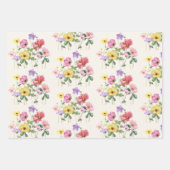 Wildflower Rustiek Chic Bloemen Boho Country Weddi Inpakpapier Vel (Voorkant 3)