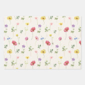 Wildflower Rustiek Chic Bloemen Boho Country Weddi Inpakpapier Vel (Voorkant)