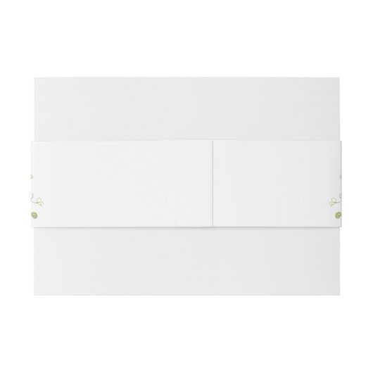 Wildflower rustieke Boho bloemenbruiloft Uitnodigingen Wikkel (Achterkant Voorbeeld)