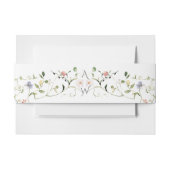 Wildflower rustieke Boho bloemenbruiloft Uitnodigingen Wikkel (Voorkant Voorbeeld)