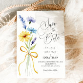 Wildflower Rustieke Boho Garden Elegante bruiloft Save The Date
