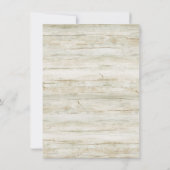 Wildflower rustieke herfst pompoen bruiloft detail kaart (Achterkant)