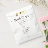Wildflower rustieke Vrijgezellenfeest Favor Bag Bedankzakje (Gezegeld)