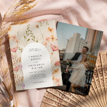 Wildflower rustieke Wildflower bruiloft foto