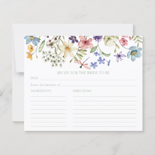 Wildflower Sage Rustiek Vrijgezellenfeest Recept K (Voorkant)