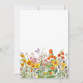 Wildflower Save the Date (Achterkant)
