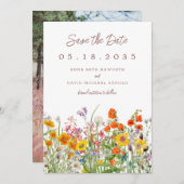 Wildflower Save-the-Date Save The Date (Voorkant / Achterkant)