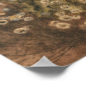 Wildflower schilderij Inspirerend Quote Poster (Hoek)