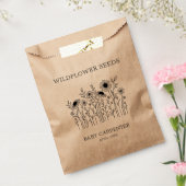 Wildflower Seed Favoriete tas Bedankzakje (Gezegeld)