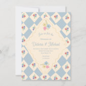 Wildflower Seed Packet Hand getrokken bruiloft Kaart (Voorkant)