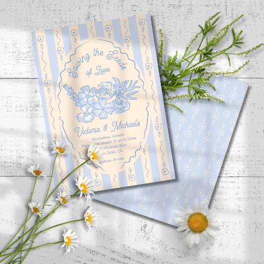 Wildflower Seed Packet Hand getrokken repetitie di Kaart