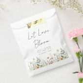 Wildflower Seeds Bruiloft Favor Bag Bedankzakje (Gezegeld)