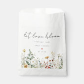 Wildflower Seeds Wedding Favor Bag Bedankzakje (Voorkant)